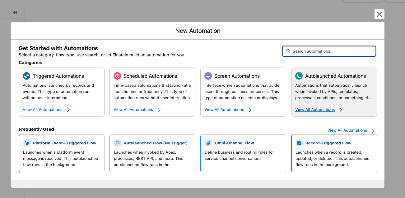 New Process Automation