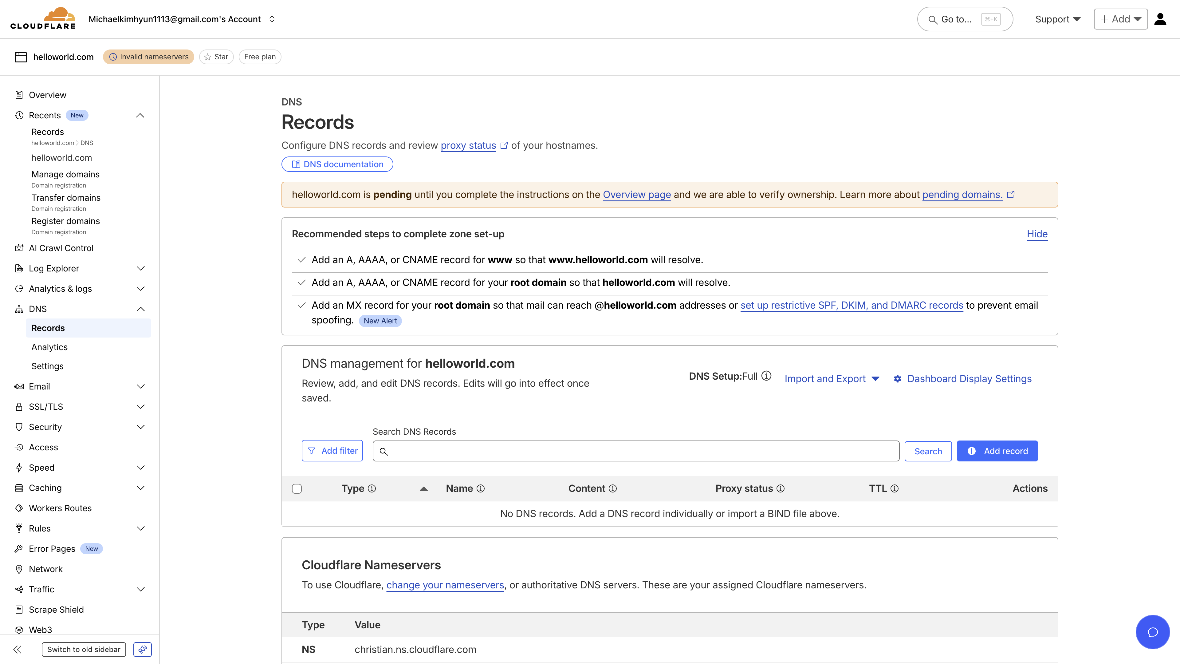 Cloudflare BIND Import