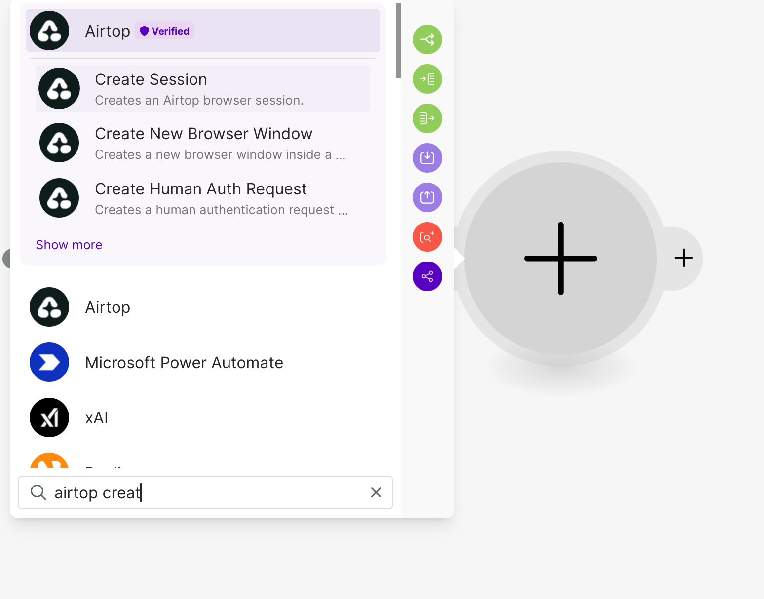 Find Airtop in Make