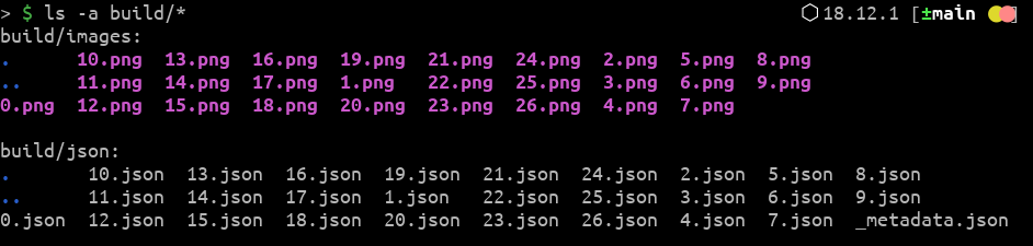 Build Folder Contents