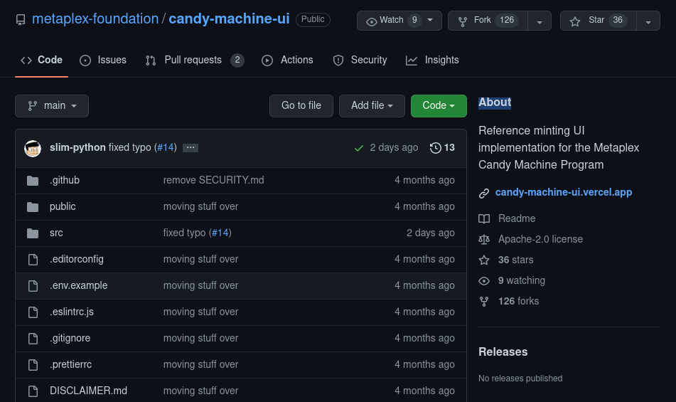 Candy Machine UI Repo