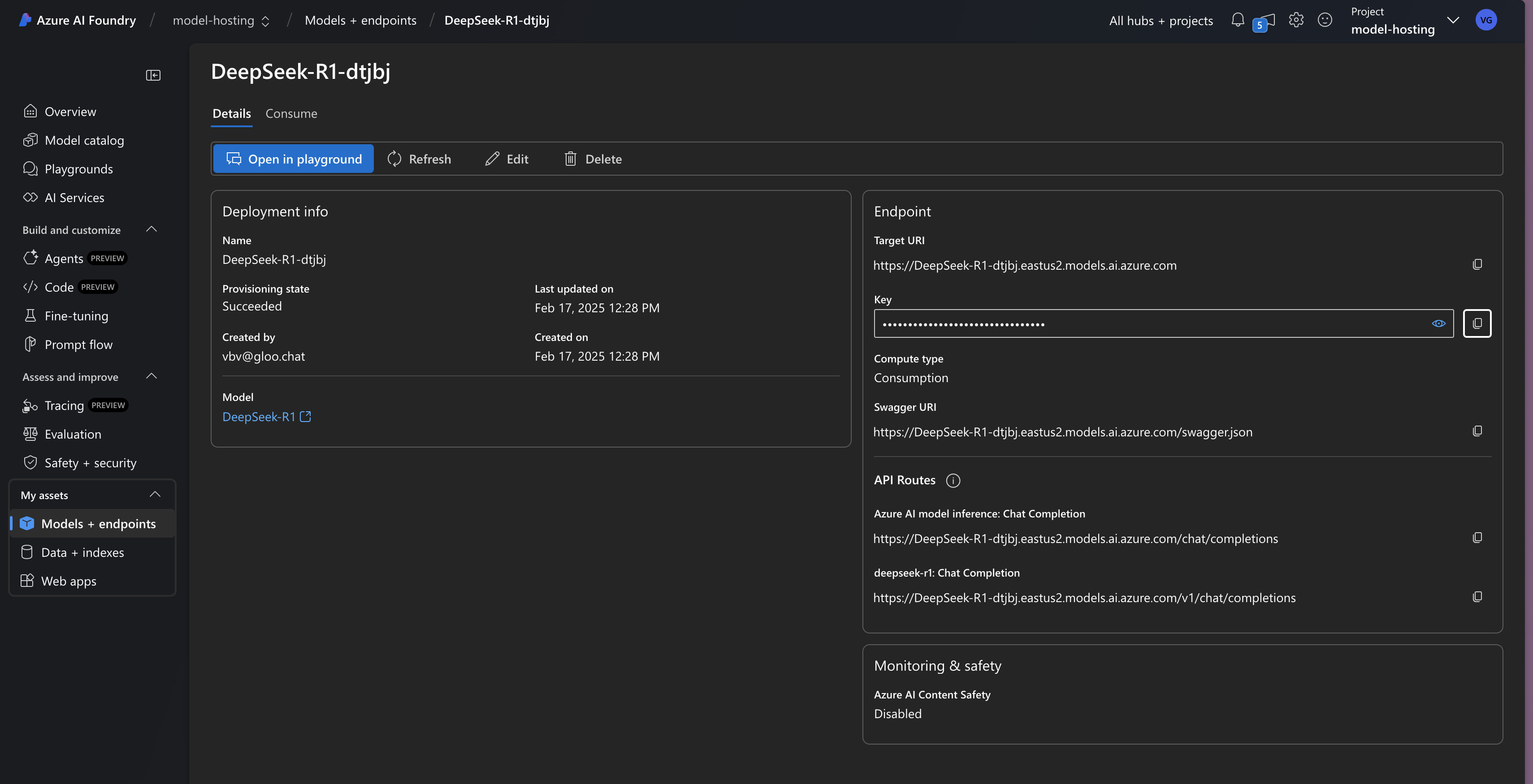 Azure AI Foundary