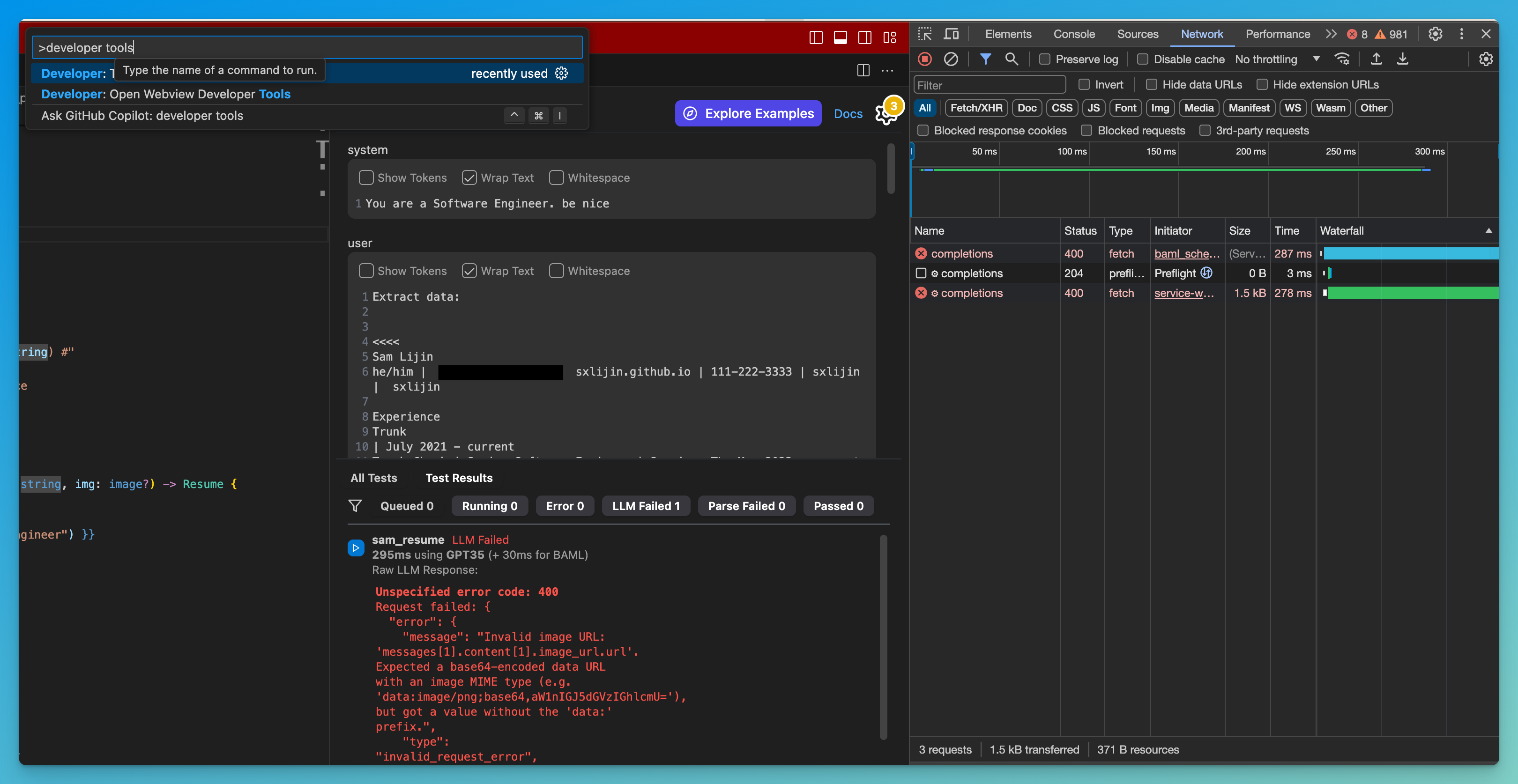 BAML development tools in VSCode