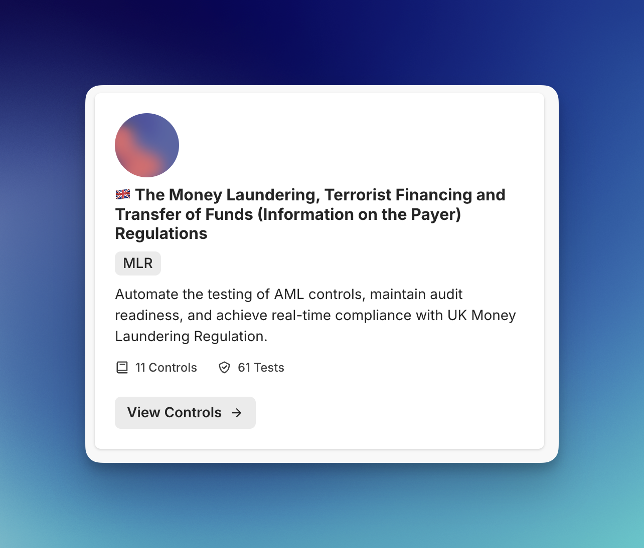 The UK MLR Framework