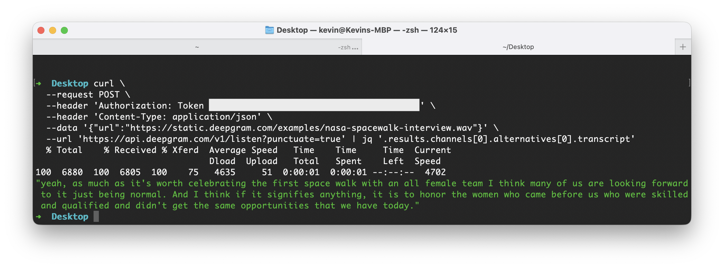 Generating and Saving Transcripts From the Terminal — Deepgram ...