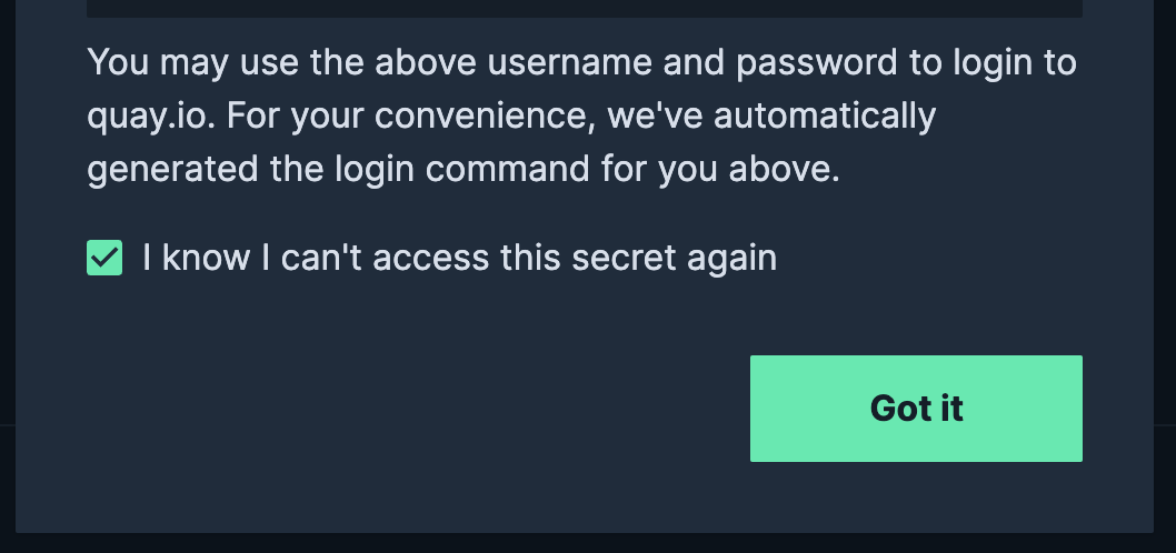 Distribution credentials limited secret access