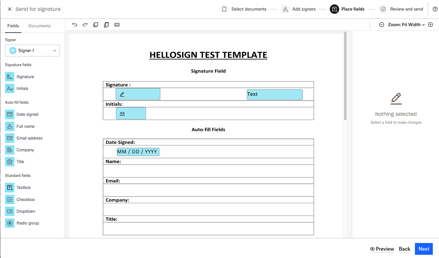 Image of place fields step