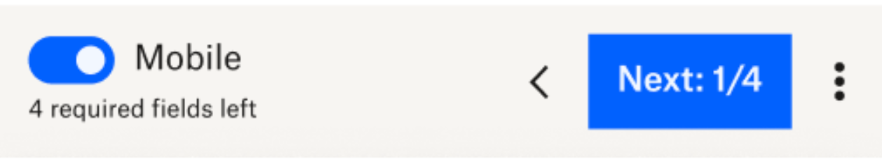 Form view toggle default behavior