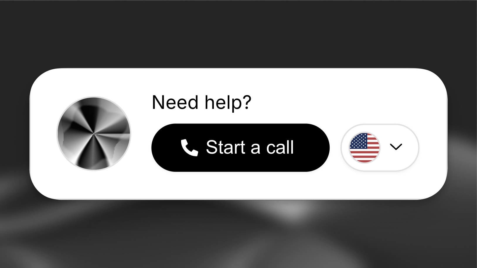 Conversational AI widget