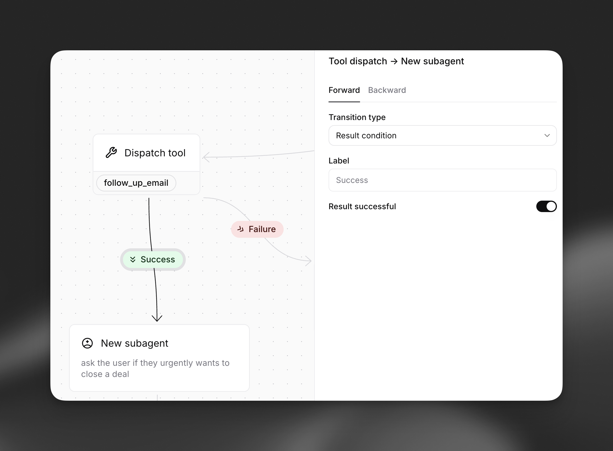 Tool Node Result Edges