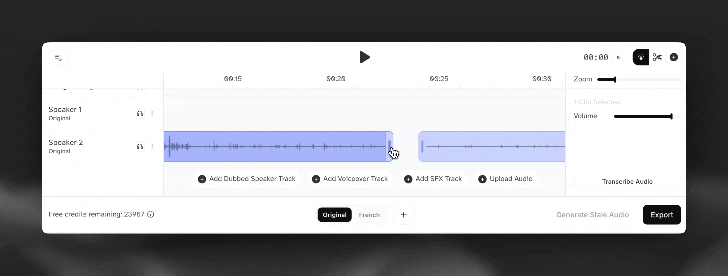Dubbing Studio Merge