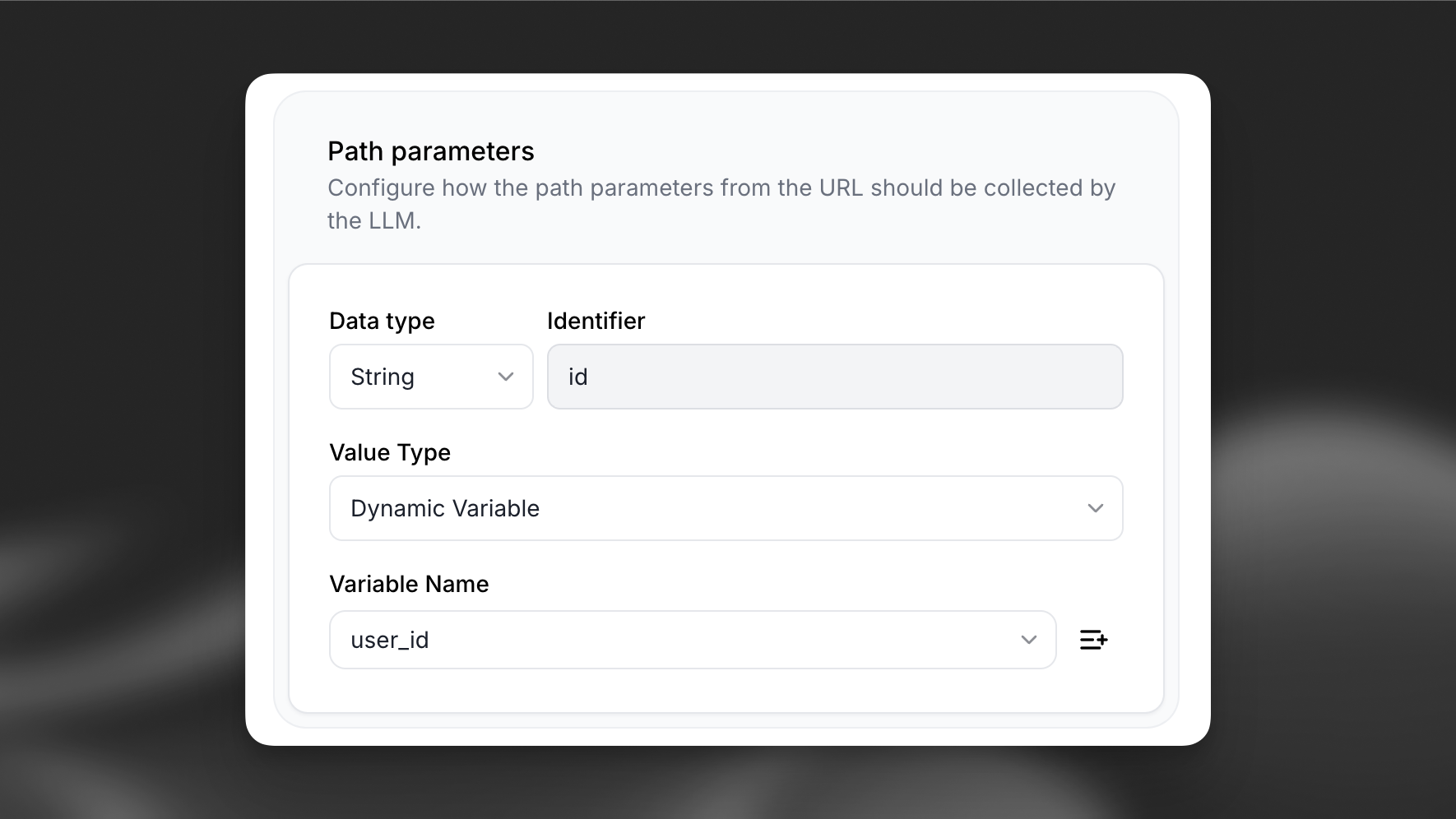 Setting placeholders