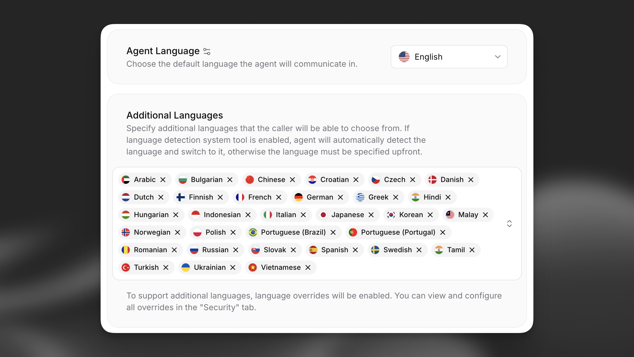 Agent languages
