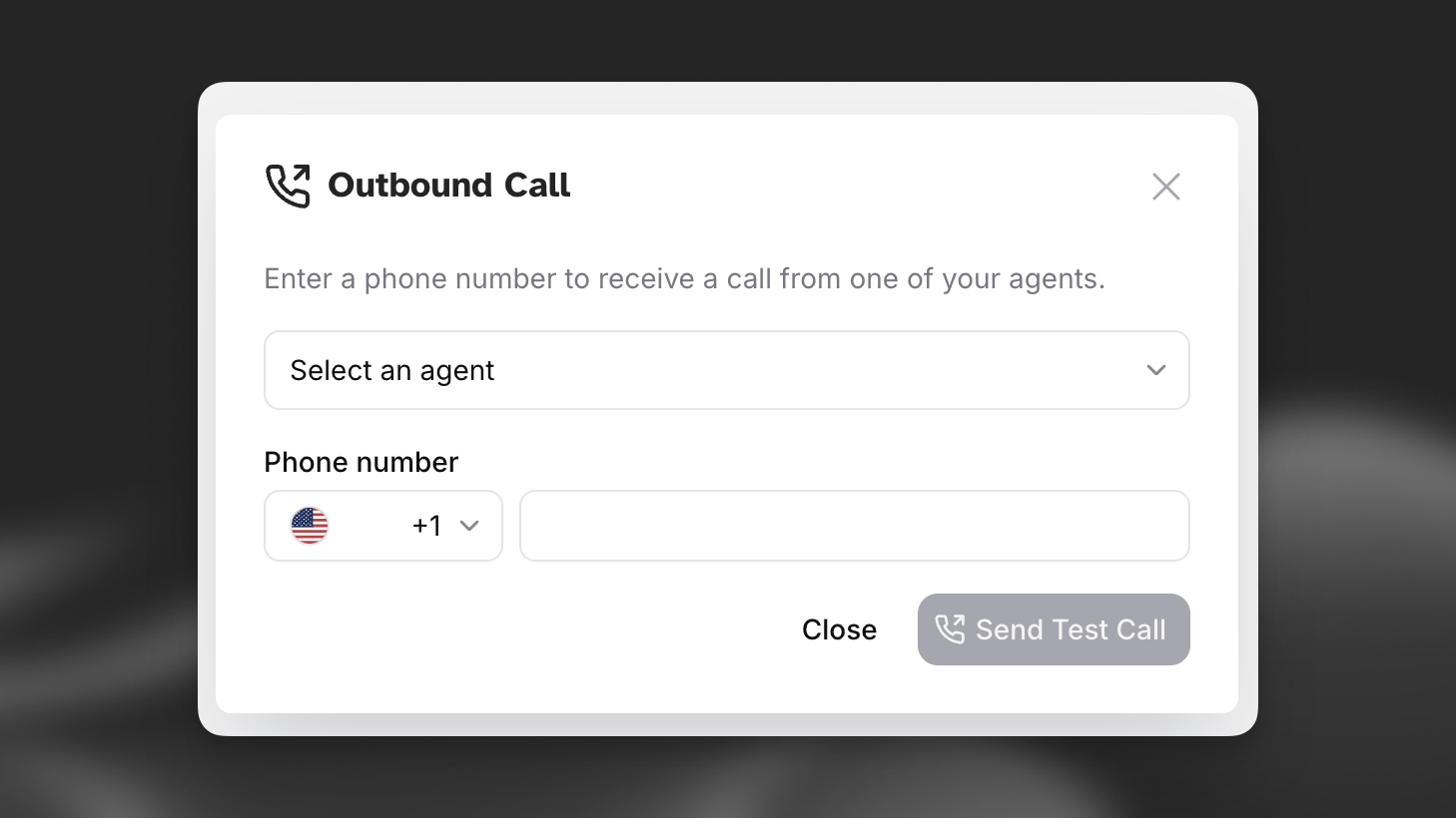 Outbound call configuration