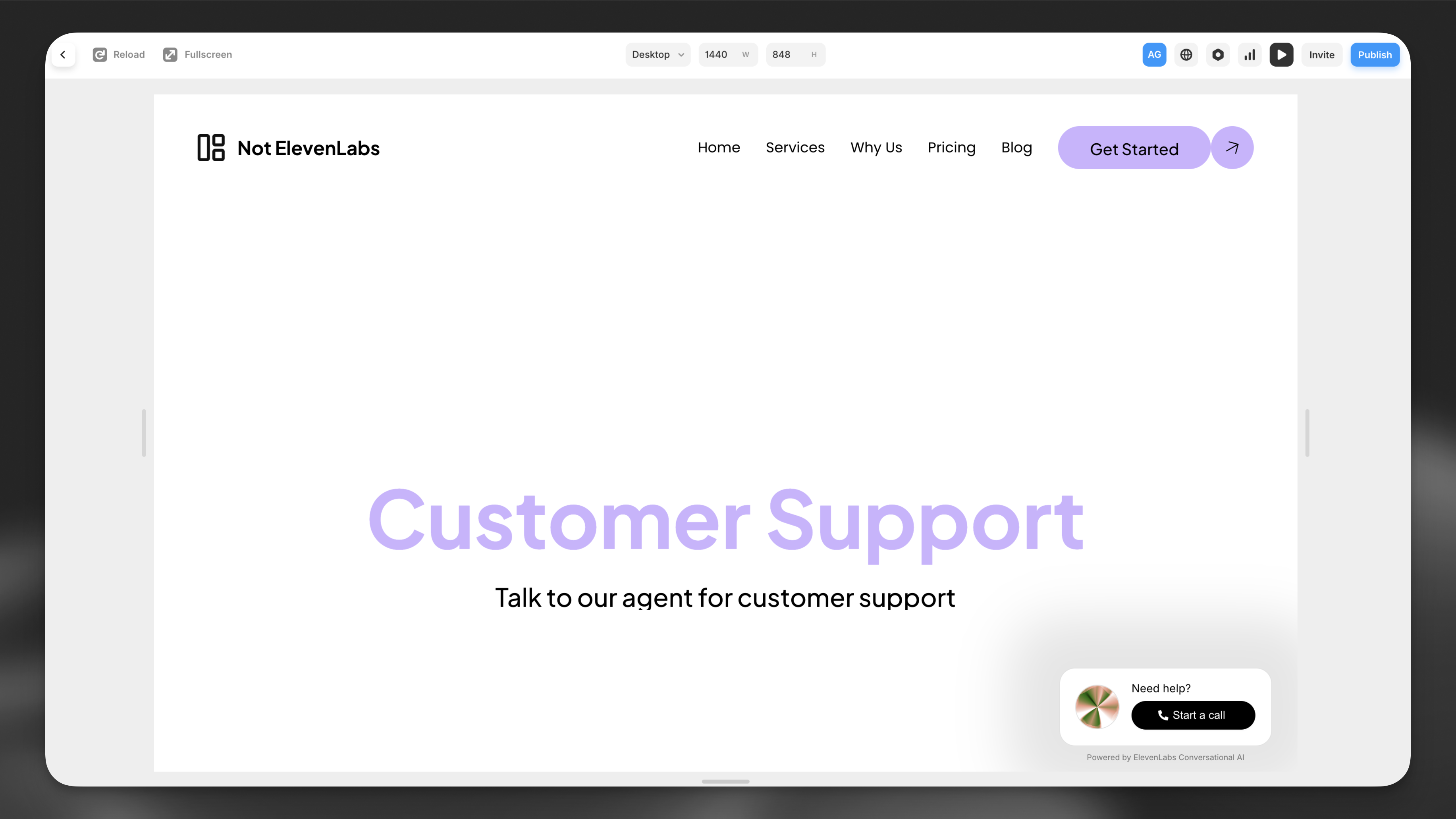 Convai Framer Example Project