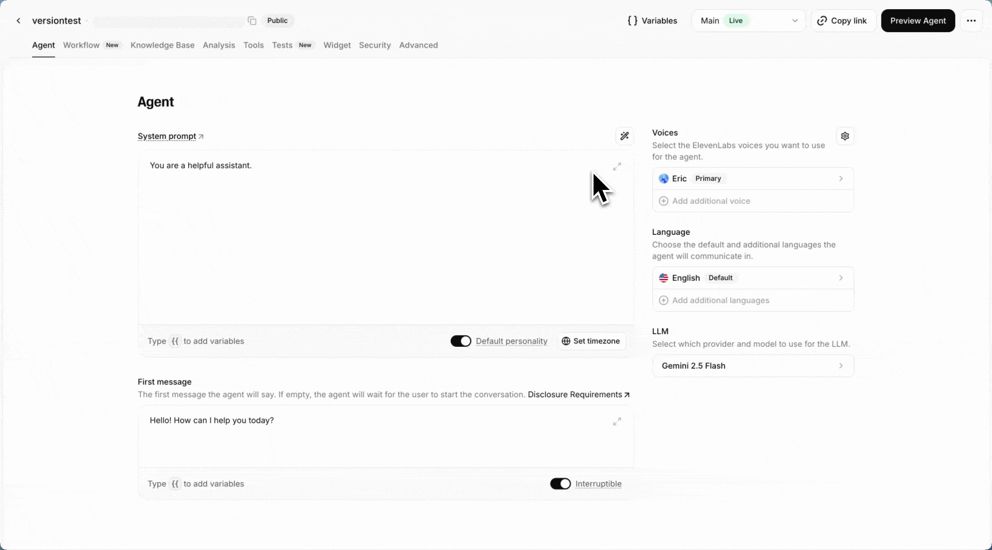 Enabling expressive mode