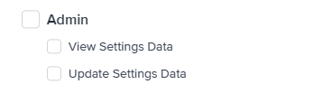 Admin permissions.