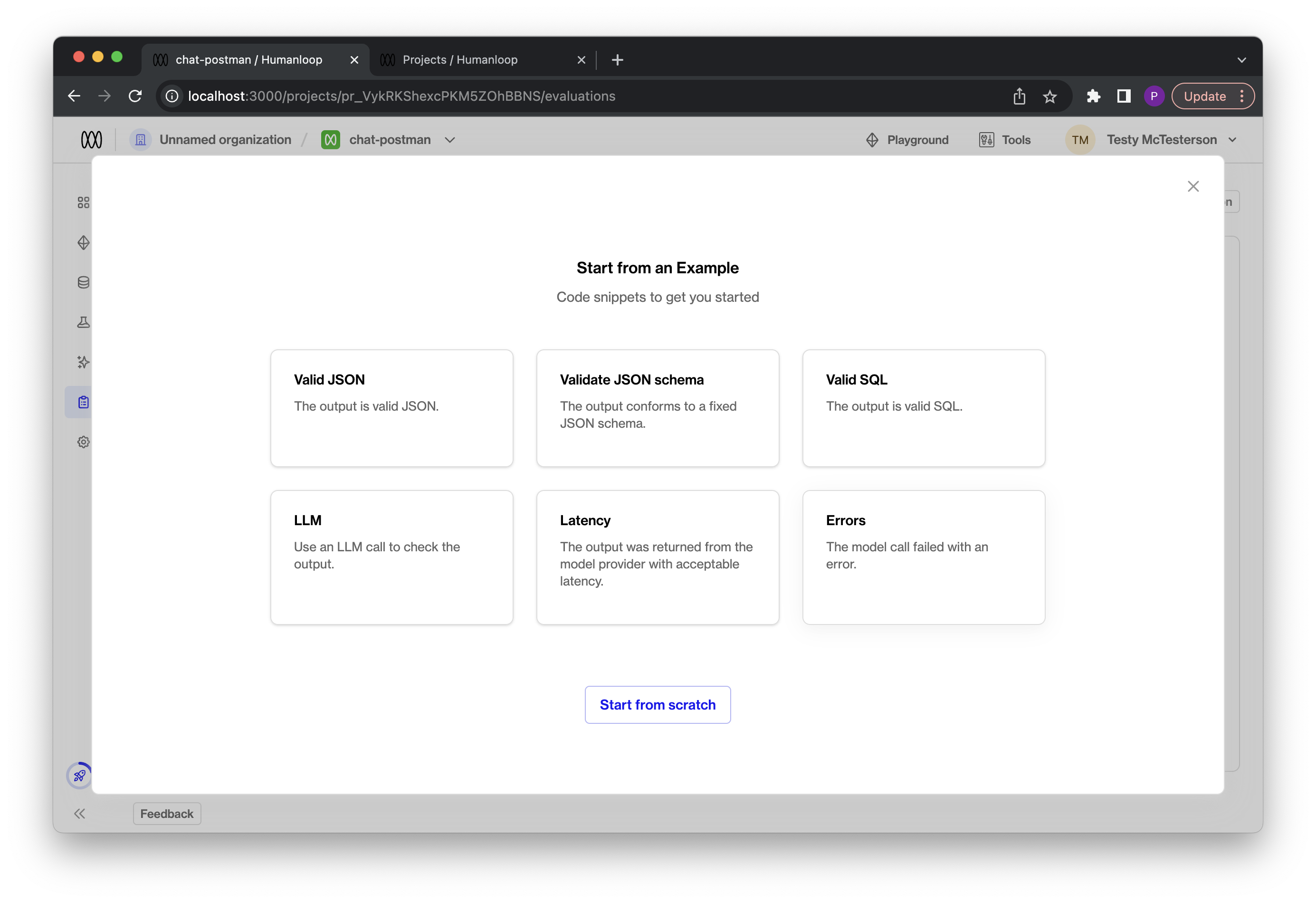 Errors evaluation function template now available