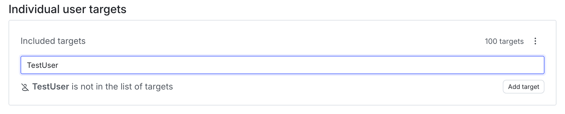 Adding an individual context to a list-based segment.
