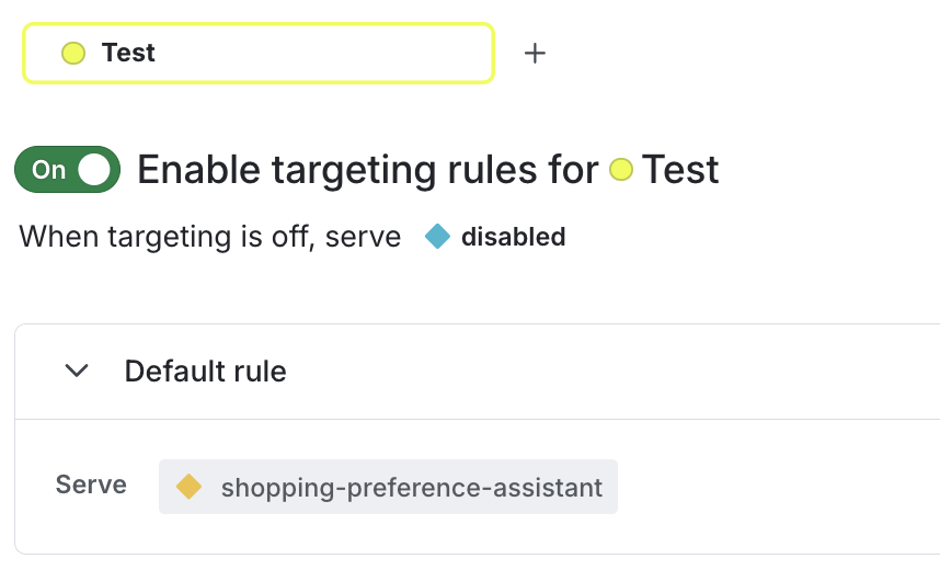 The default rule in your AI Config.