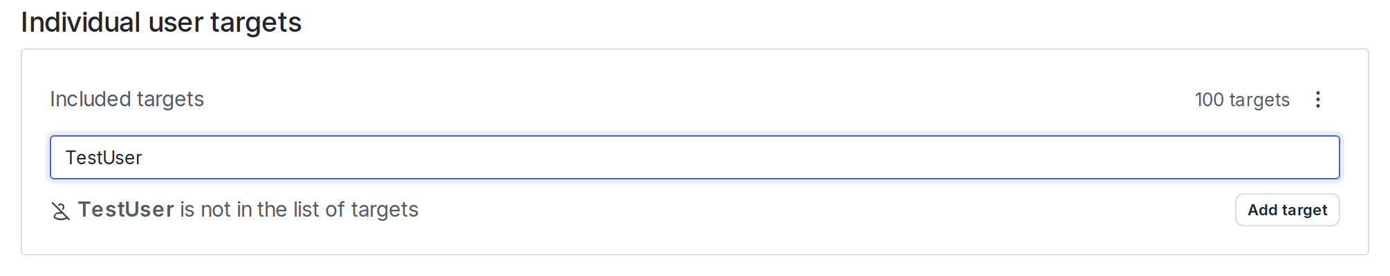 Adding an individual context to a list-based segment.