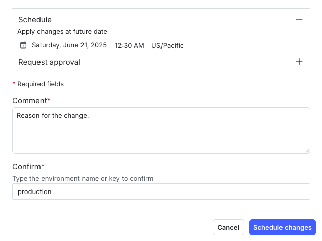 The guarded rollout scheduling option.