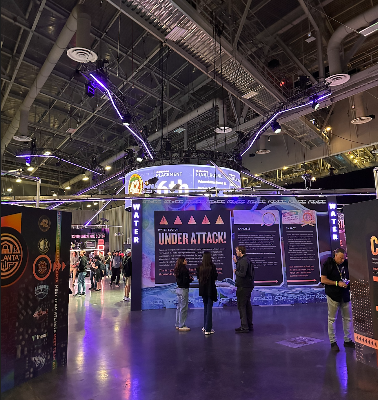 Photo of AIXCC exhibit.