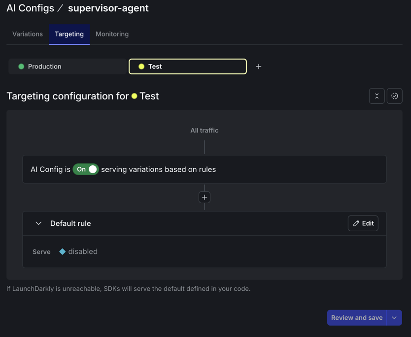Targeting Configuration