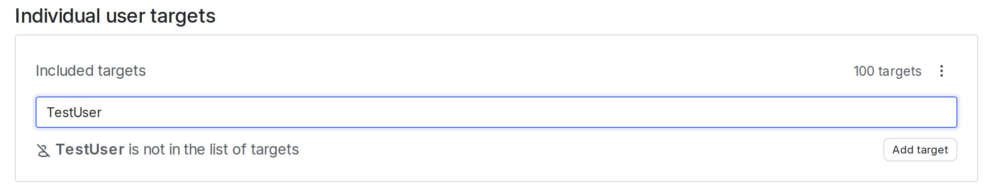 Adding an individual context to a list-based segment.