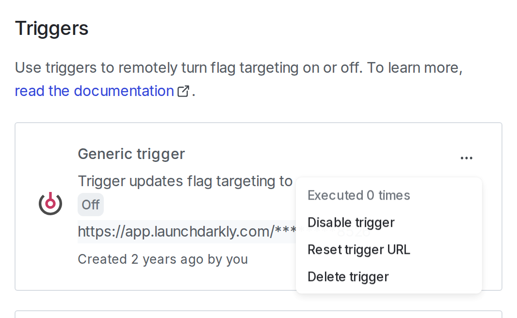 The overflow menu, expanded.