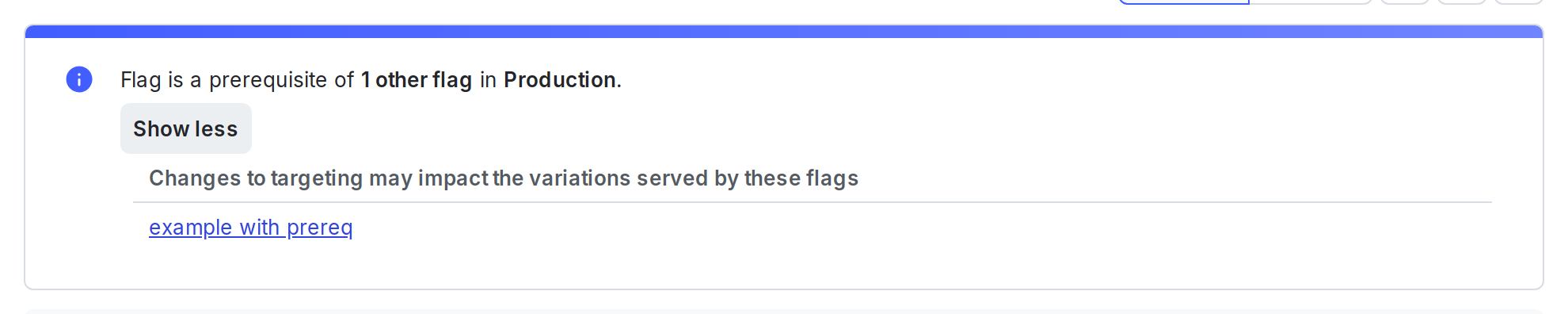 The dependent flag section of a flag.