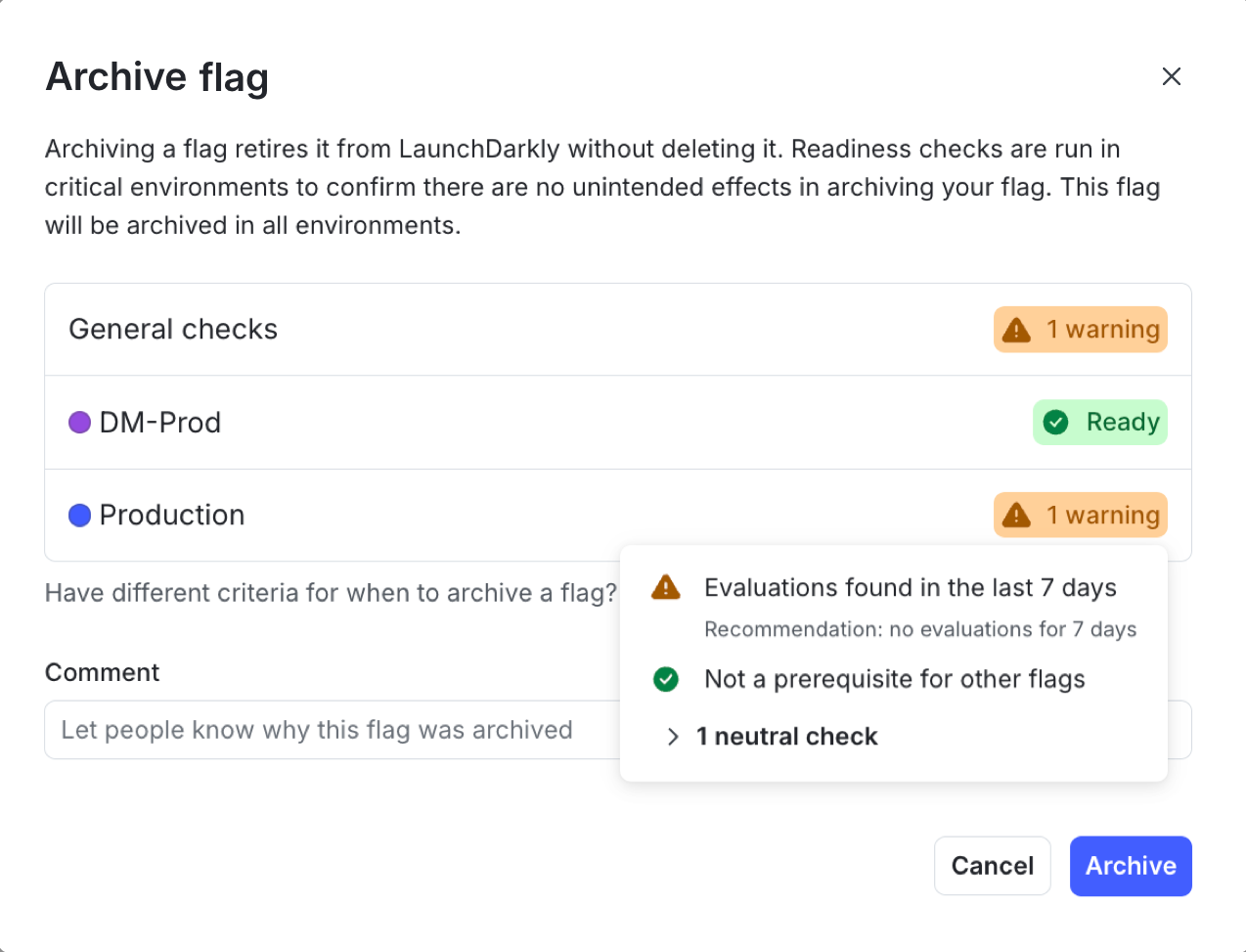A flag with dependencies.
