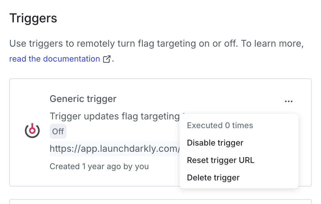 The overflow menu, expanded.