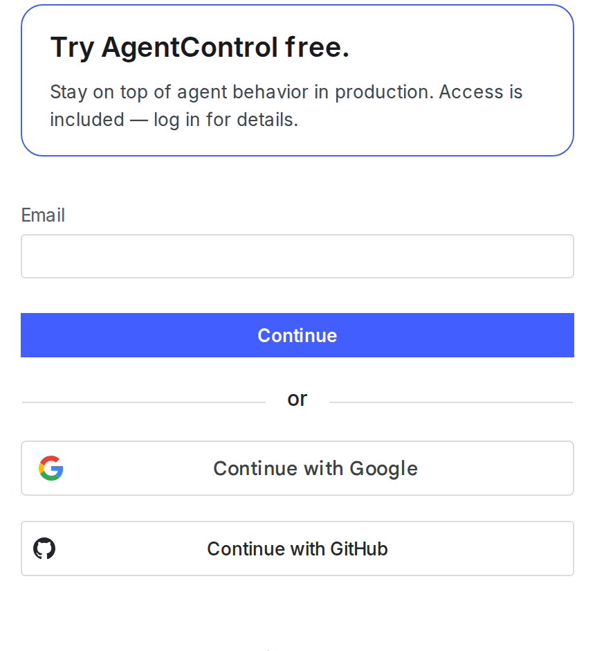 The "Continue with Google" button on the LaunchDarkly sign in page.