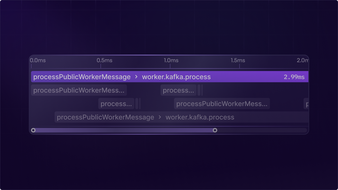 Mockup of the future network request panel with integrated trace visualization.