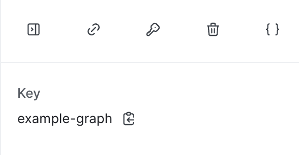 The agent graph key in the graph details panel.