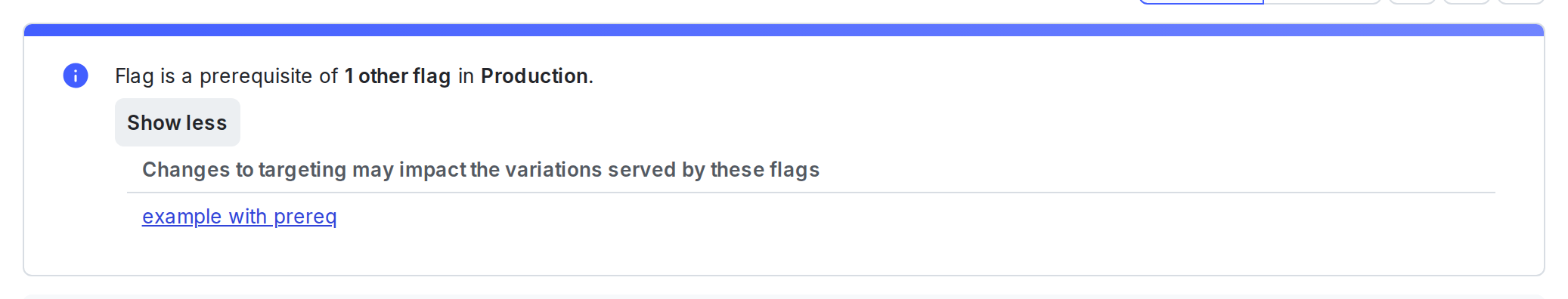 The dependent flag section of a flag.