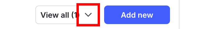 The "Add integration" button with the expand arrow called out.