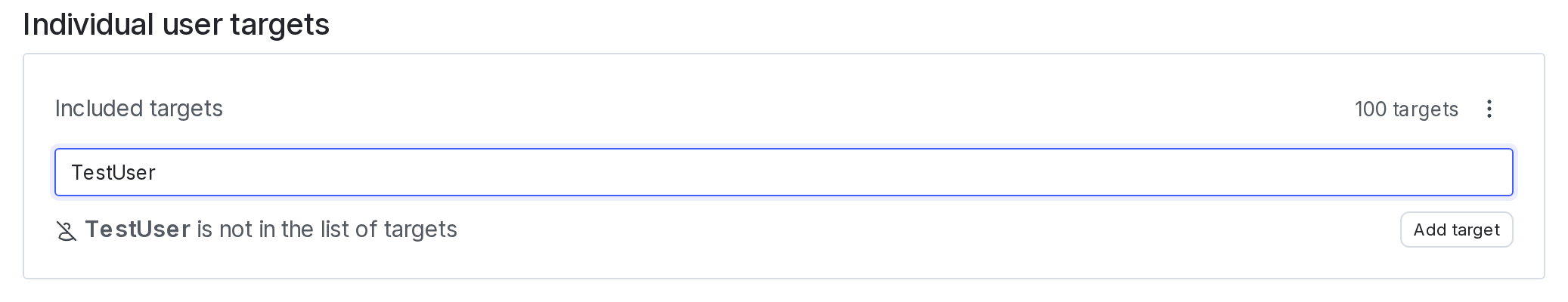Adding an individual context to a list-based segment.