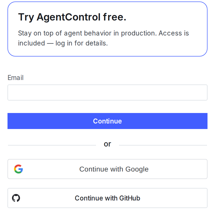 The "Continue with Google" button on the LaunchDarkly sign in page.