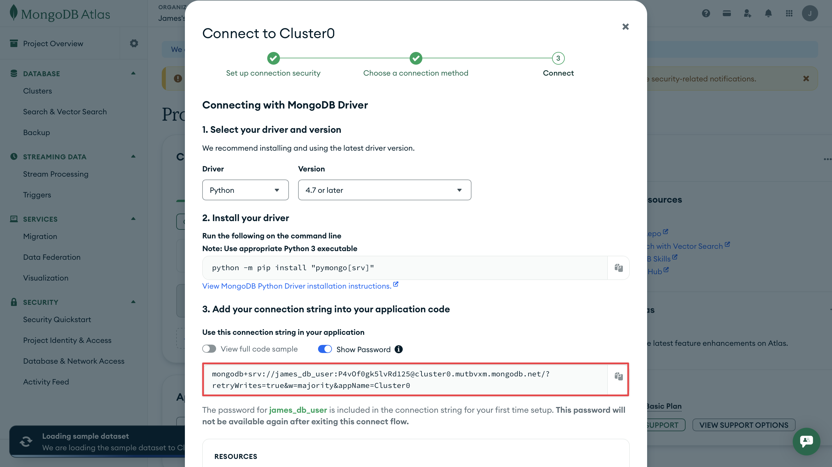MongoDB Connection String