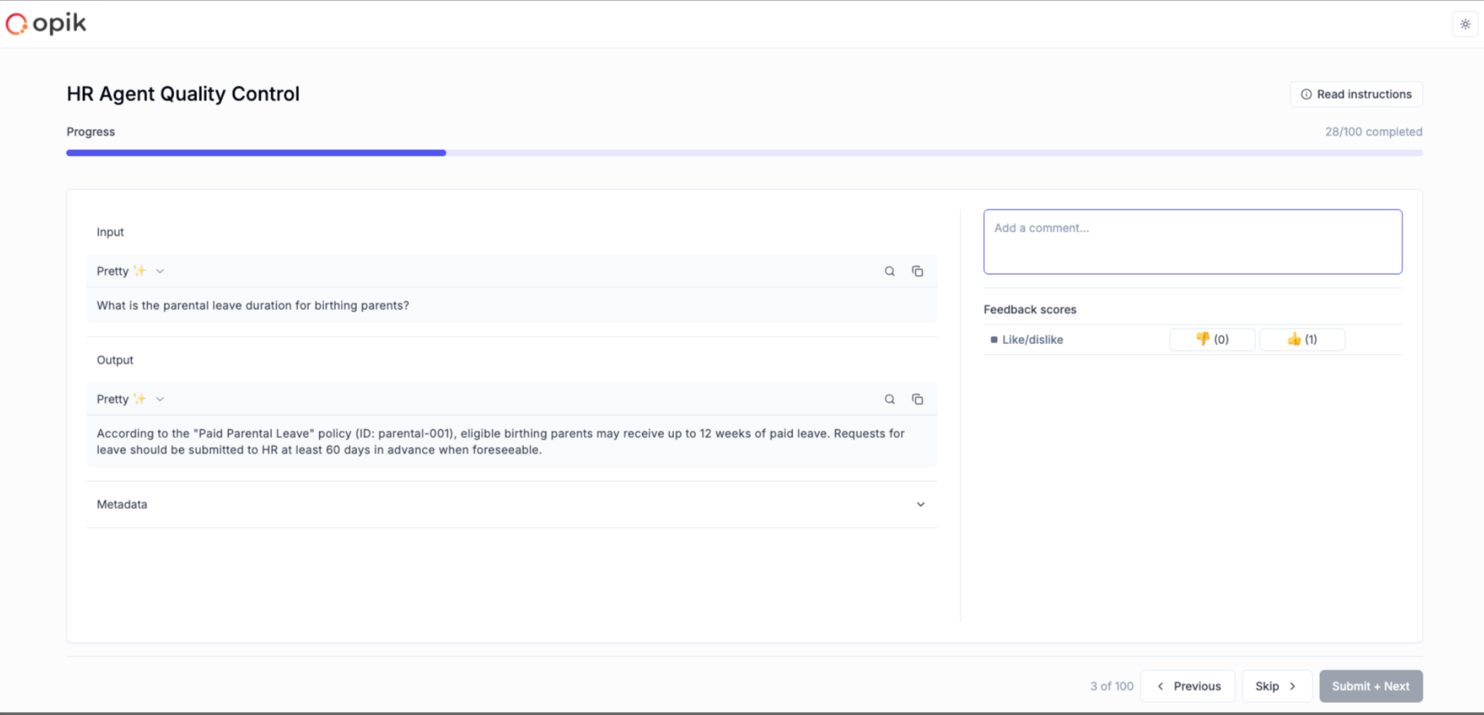 Annotation Queues interface showing SME workflow and feedback collection
