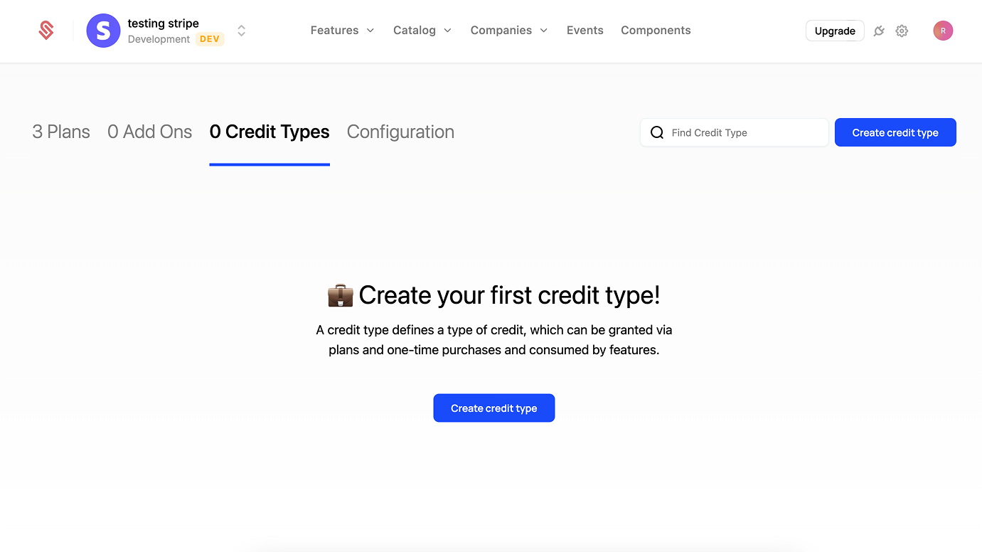 Credit Types