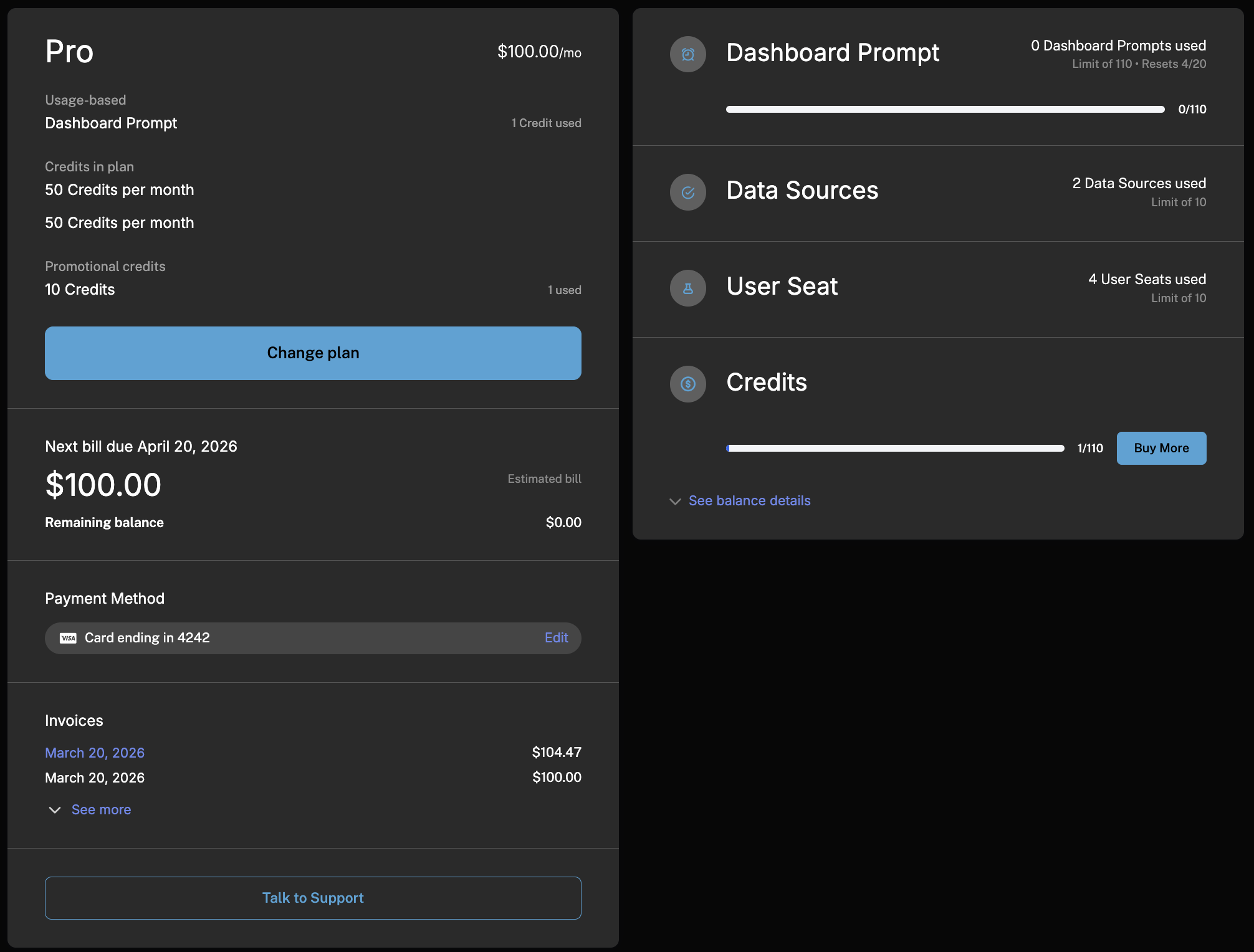 Customer portal demo