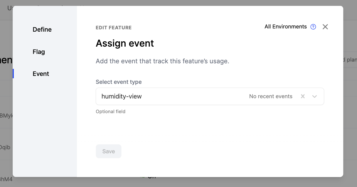 Feature Tracking Event