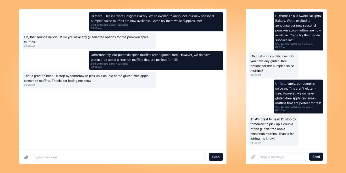 The conversation component