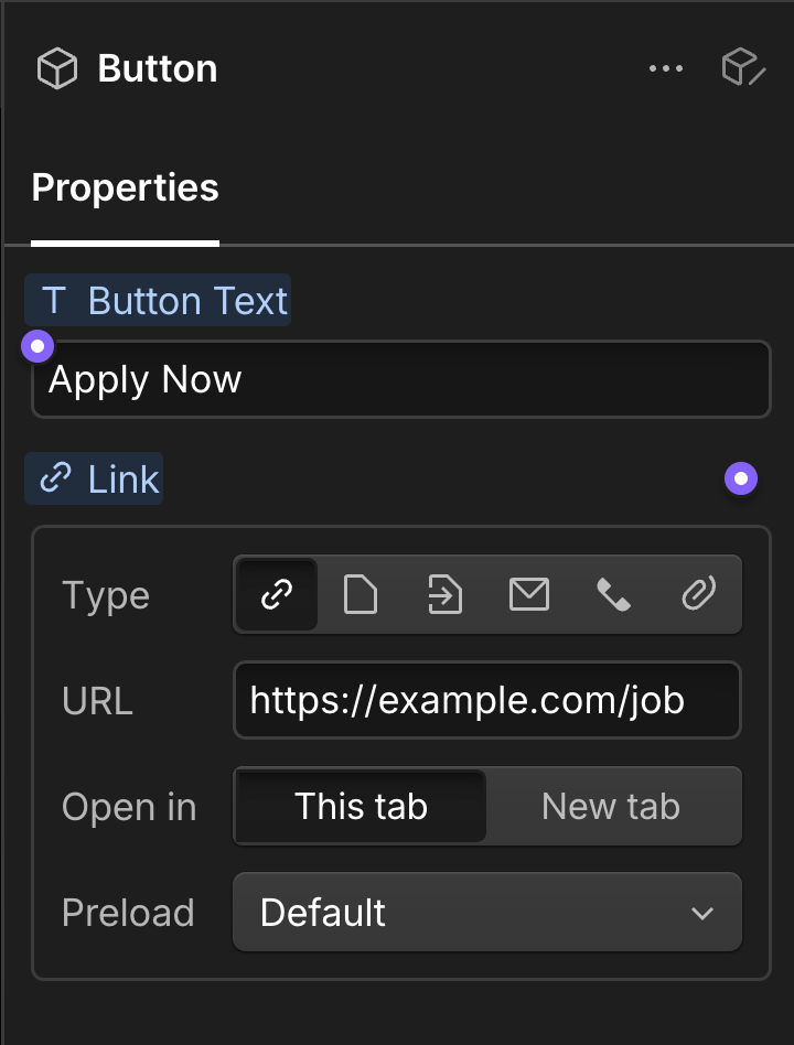 Nested component instance