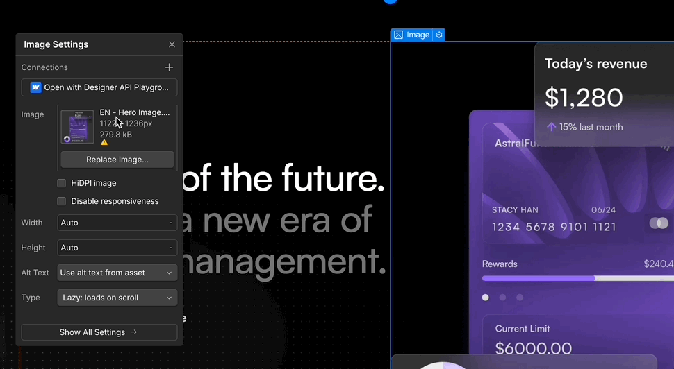 App Connection Button