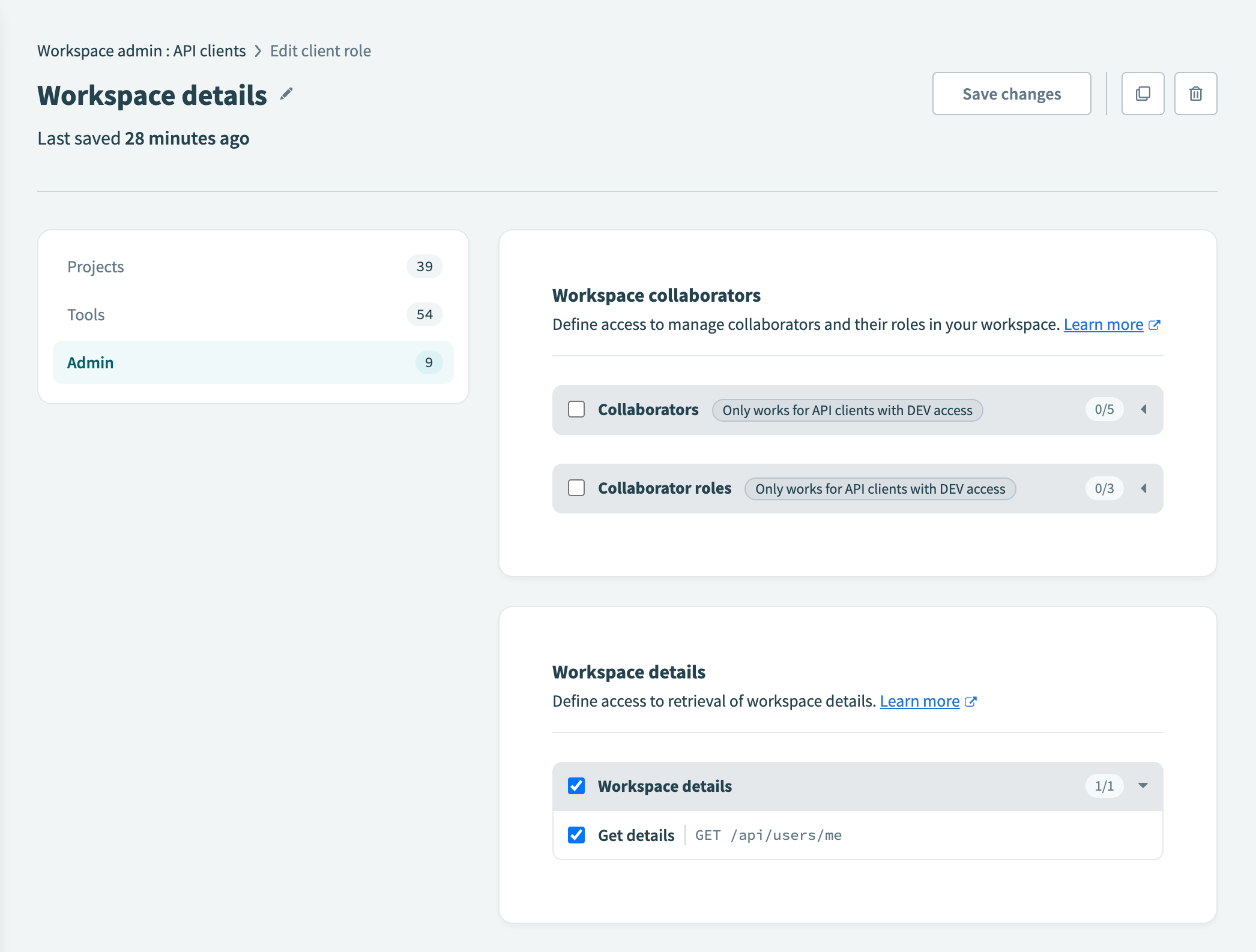 Select the endpoints you plan to enable