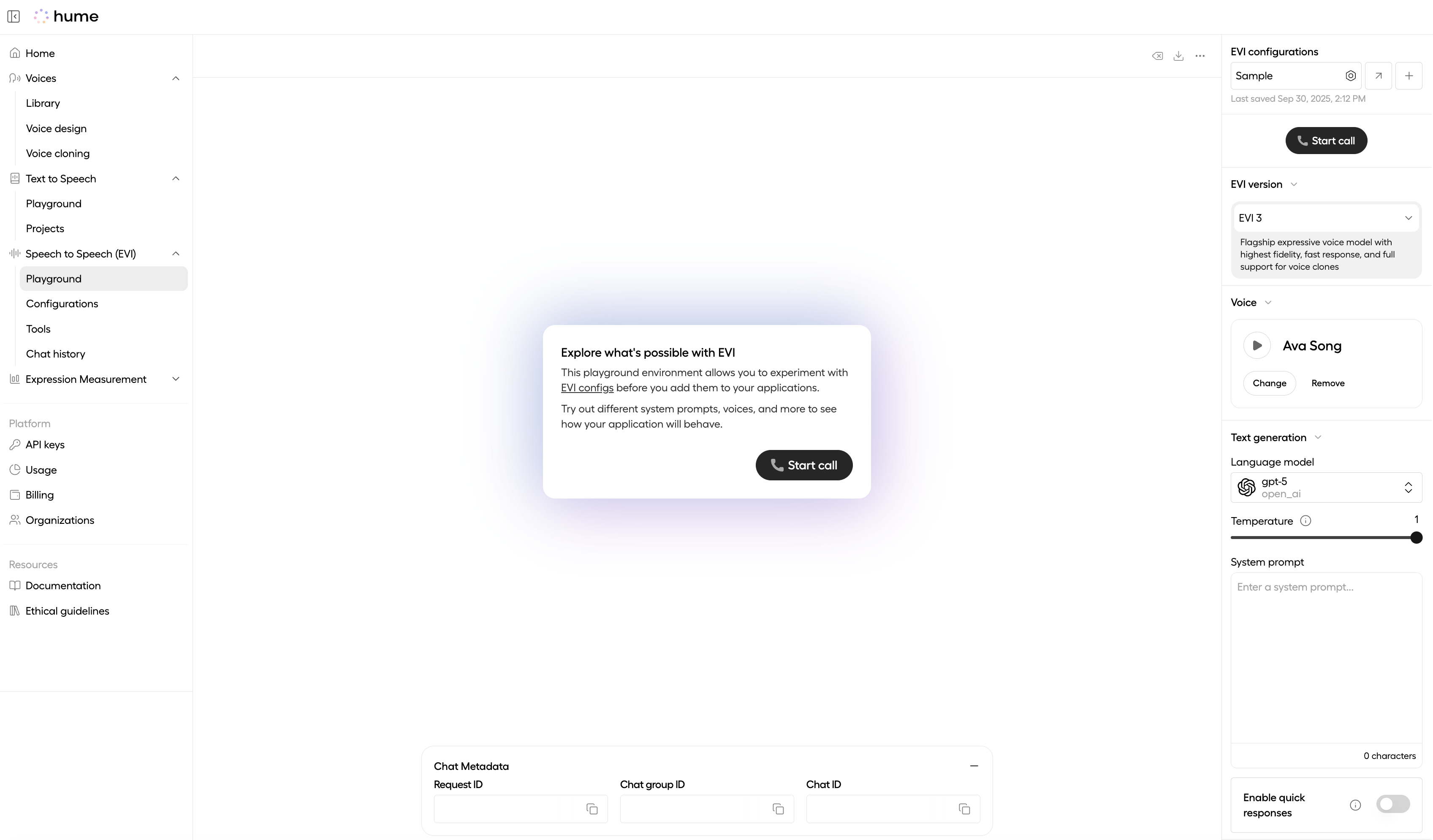Evi File Configuring EVI | Hume API